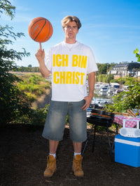 ICH BIN CHRIST TEE "WHITE/YELLOW"