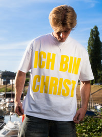 ICH BIN CHRIST TEE "WHITE/YELLOW"