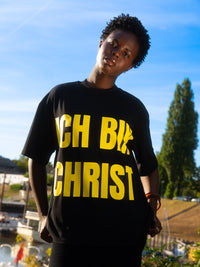 ICH BIN CHRIST TEE "BLACK/YELLOW"