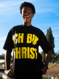 ICH BIN CHRIST TEE "BLACK/YELLOW"